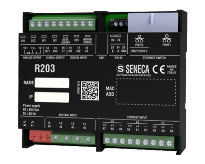R203 Power Meter Modbus TCP