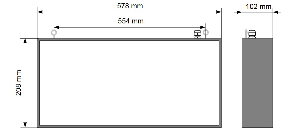 W510-Modbus-RTU-LED-Indictor-Dimmensions